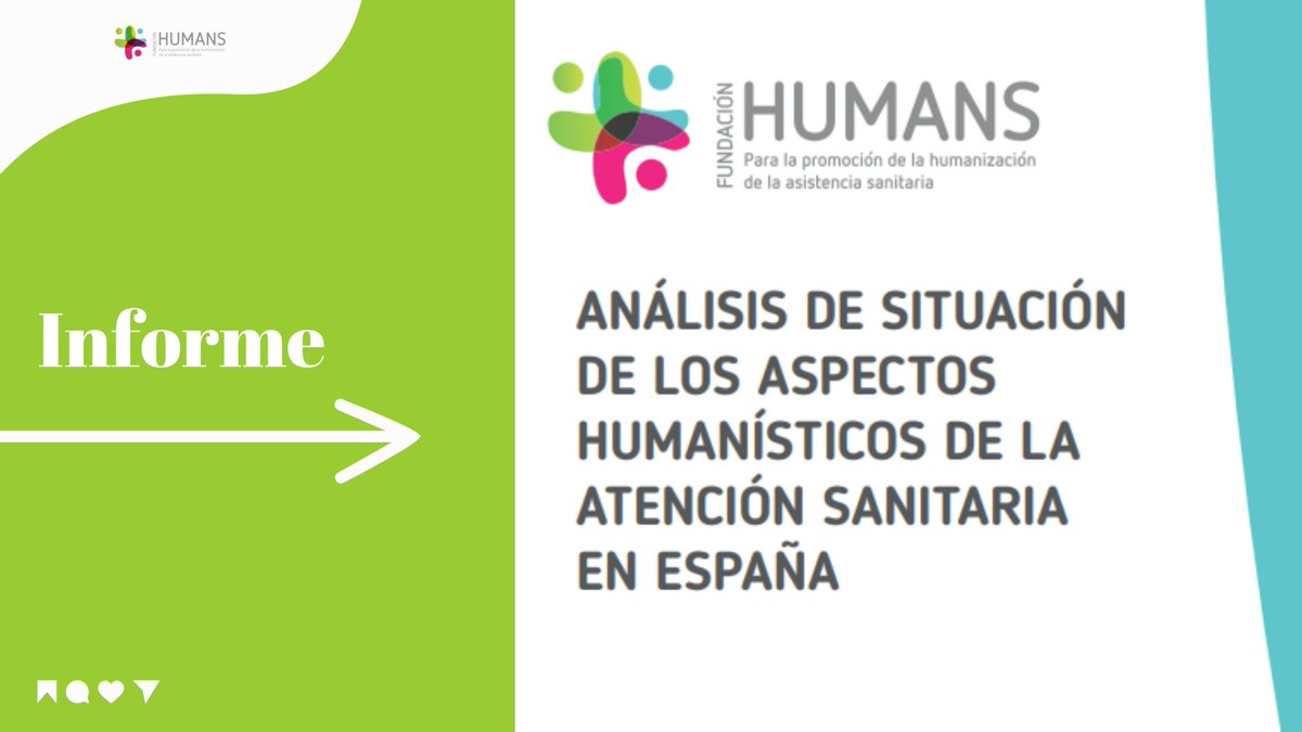 ¿Cuál es la percepción del área sociosanitaria con respecto a la #humanización de la asistencia sanitaria? 

🟢Eso le preguntamos a 100 personas clave del sector. 

Descubre las conclusiones que extrajimos en este informe: 
fundacionhumans.com/wp-content/upl…