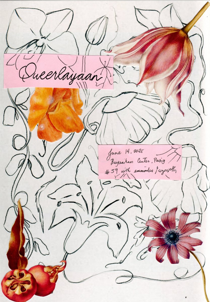 ‧₊˚❀༉‧₊˚. Queerlayaan Year 2! ‧₊˚❀༉‧₊˚.

Catch us with <a href="/sznseth/">seth ☀️</a> and <a href="/emmmileo/">📧 Emmmileo 🪽</a> on Table 59, Bayanihan Center, Pasig, June 14, Saturday! 

#artph #queerlayaan2025