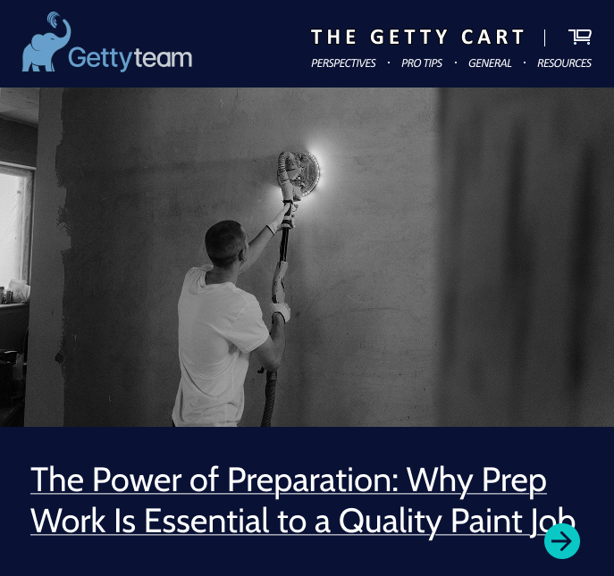 Great painting isn’t just about the color—it’s about the foundation beneath it. A well-prepared surface leads to better results, longer-lasting finishes, and a smoother overall experience.

In painting, as in life, success is often in the prep.
gettyteam.com/the-power-of-p…