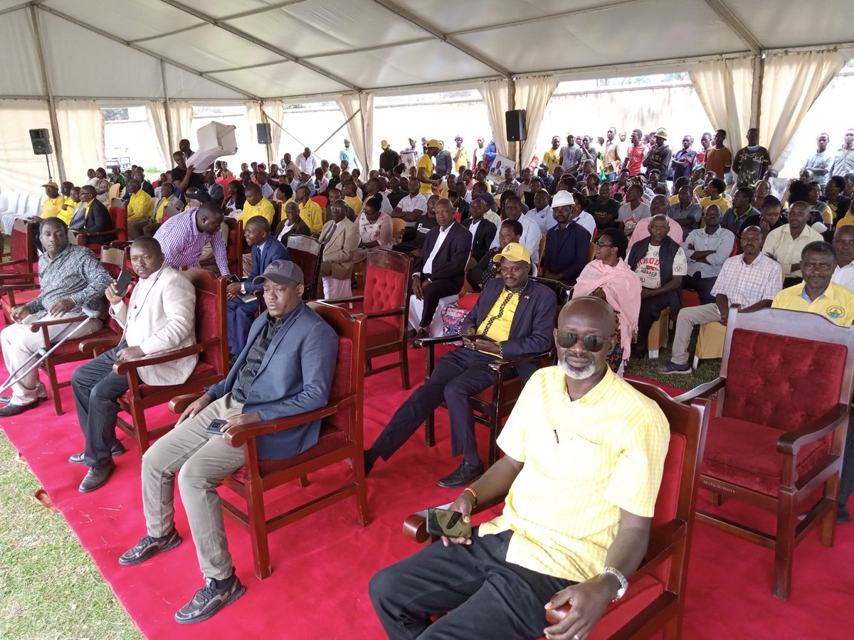 Kabale District Local Government (@kabaledistrict) on Twitter photo Several Leaders and other dignitaries have already converged at Diocese of Kigezi Water, where the Deputy Speaker of Parliament <a href="/Thomas_Tayebwa/">Thomas Tayebwa</a> will represent the President <a href="/KagutaMuseveni/">Yoweri K Museveni</a> to launch the termacking of 8.4km Kabale-Lake Bunyonyi-Kakooko road Several Leaders and other dignitaries have already converged at Diocese of Kigezi Water, where the Deputy Speaker of Parliament <a href="/Thomas_Tayebwa/">Thomas Tayebwa</a> will represent the President <a href="/KagutaMuseveni/">Yoweri K Museveni</a> to launch the termacking of 8.4km Kabale-Lake Bunyonyi-Kakooko road