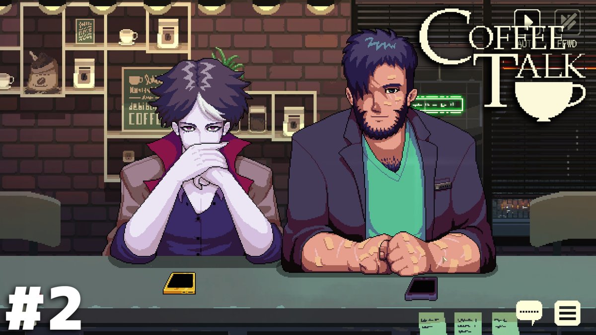 コーヒートーク開店です
思ったよりかなり多くの種族が暮らしてる様子。
常連しかいない時の空気も新しいお客様との出会いもどっちも最高

狼男の本能なんてコーヒーと一緒に飲み込めばいい【Coffee Talk】＃２ youtu.be/TSbq7aahuk8