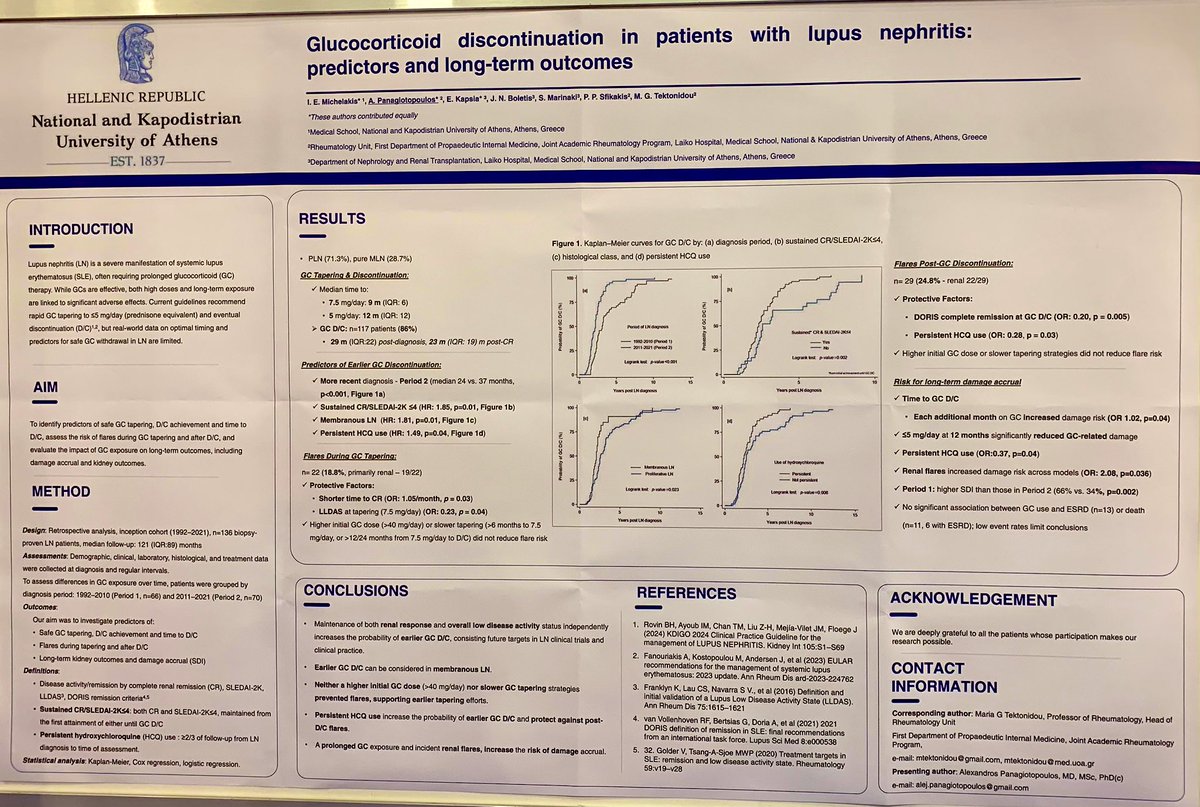 Sim_Orizon's tweet image. POS0325 at #EULAR20205
🤩Super-responders to RTX exist!
3 years remission after a single cycle
✅➡️Predictors: APS, longer disease duration
→ May guide future CD20 or CAR-T strategies
@LeedsMedHealth
@Yuz6Yusof