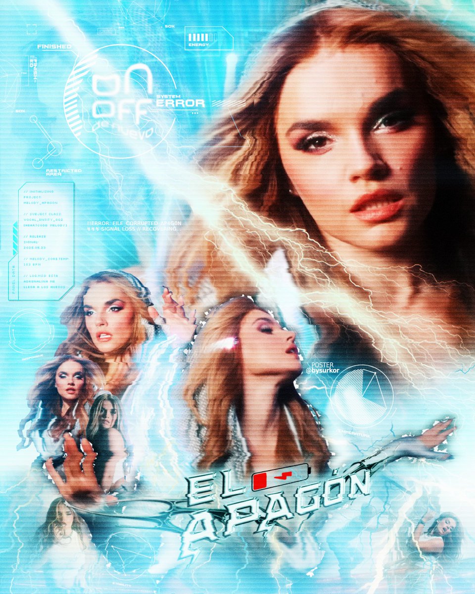 Lea Surkor (@bysurkor) on Twitter photo Llego un poquito tarde pero no quería quedarme con la espinita de querer hacer un póster de este temazo. Espero que os guste. ⚡🩵 (+info sobre el proceso de este diseño en el link de ig)
🔗 instagram.com/p/DK1lcYEoHGU/
#posterdesign #melody #elapagón <a href="/SoyFandeMelody/">CFO MELODY 🇪🇸</a> Llego un poquito tarde pero no quería quedarme con la espinita de querer hacer un póster de este temazo. Espero que os guste. ⚡🩵 (+info sobre el proceso de este diseño en el link de ig)
🔗 instagram.com/p/DK1lcYEoHGU/
#posterdesign #melody #elapagón <a href="/SoyFandeMelody/">CFO MELODY 🇪🇸</a>