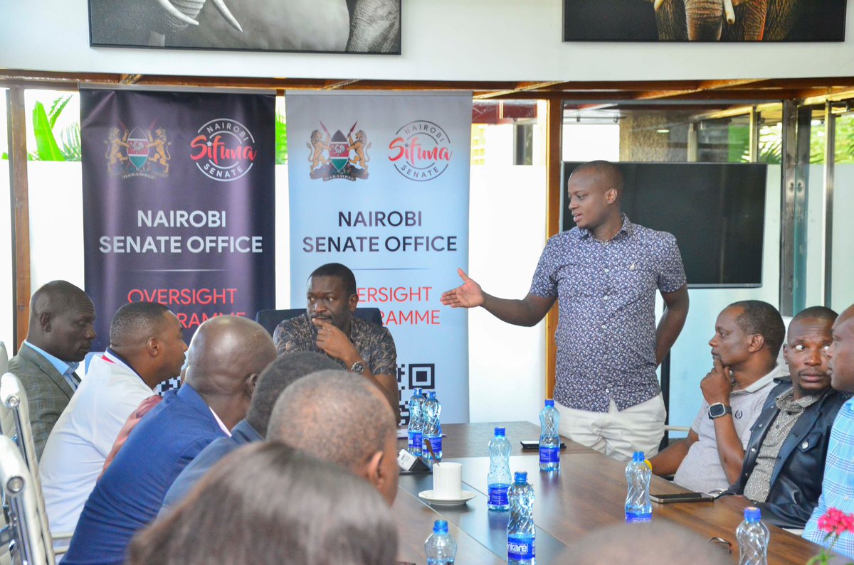 Honored to welcome a section of MCAs from the Nairobi County Assembly for a consultative meeting at my KiCC office today. The MCAs and Senators play complementary roles in oversight of county executives and its critical to maintaining a link for effective collaboration.