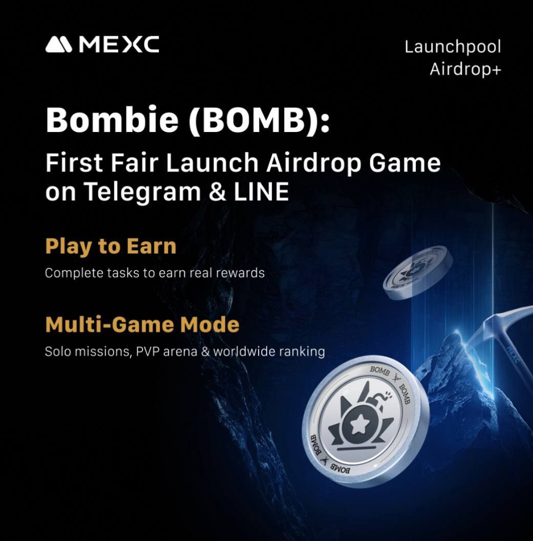 CryptoJakson's tweet image. BOMBIE x MEXC Launchpool is LIVE! 🚀
Stake to EARN big before $BOMB even lists!
🔹 Stake USDT → Share 4M $BOMB
🔹 Stake MX → Split 2M $BOMB
⏰ Ends Jun 16 — more stake = more rewards!
🎁 Airdrop+: 💥 New users: Deposit & claim 4M $BOMB 💥 Trade Spot/Futures, Refer & Earn from…