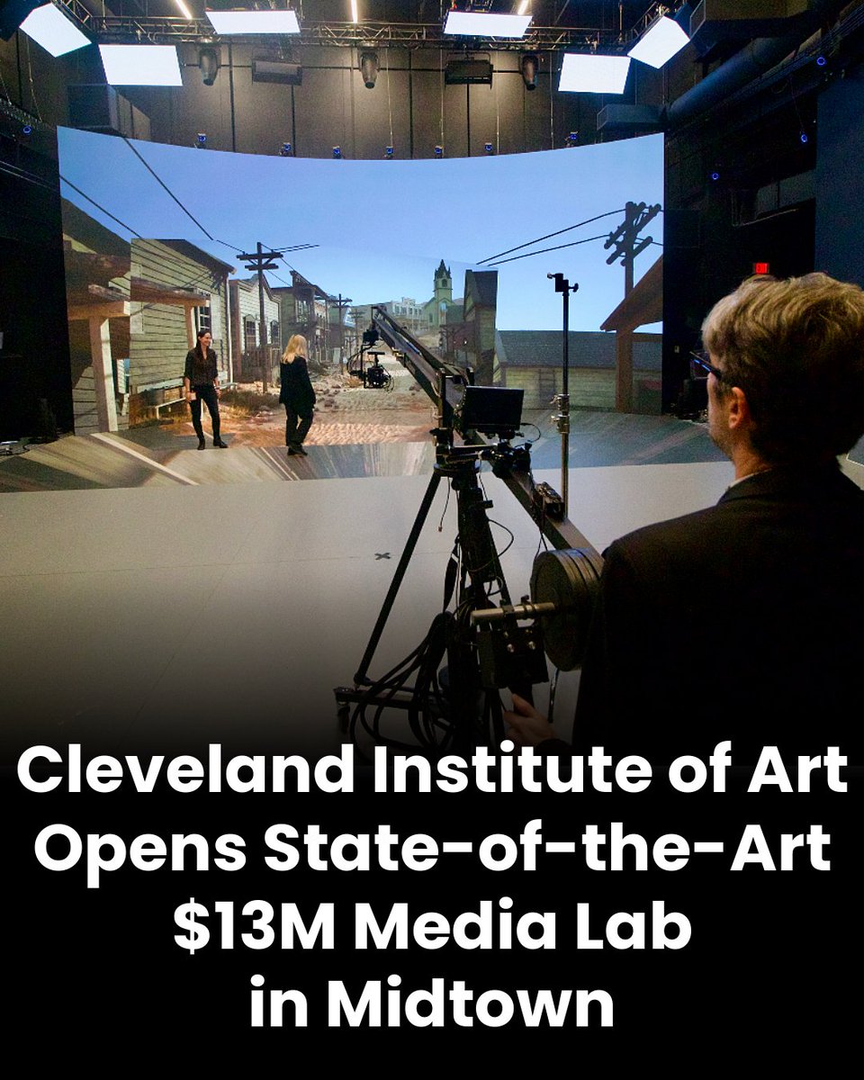 Greater Cleveland Partnership (@greatercle) on Twitter photo The <a href="/CleInstituteArt/">Cleveland Institute of Art</a>’s new $13M Interactive Media Lab is a catalyst for creativity, technology, & innovation.
Located in the <a href="/CleveFoundation/">Cleveland Foundation</a>’s MidTown Collaboration Center, the lab is packed w/ immersive projection walls, an XR studio & more.
🔗 crainscleveland.com/education/clev… The <a href="/CleInstituteArt/">Cleveland Institute of Art</a>’s new $13M Interactive Media Lab is a catalyst for creativity, technology, & innovation.
Located in the <a href="/CleveFoundation/">Cleveland Foundation</a>’s MidTown Collaboration Center, the lab is packed w/ immersive projection walls, an XR studio & more.
🔗 crainscleveland.com/education/clev…