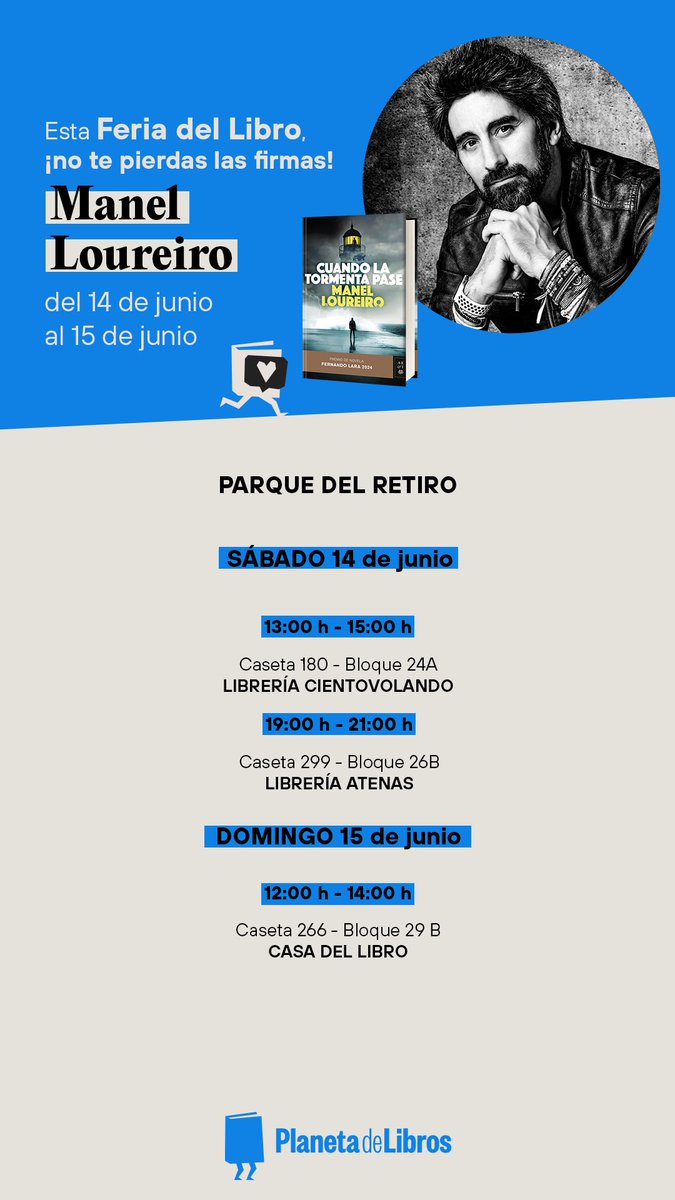 Último fin de semana en la Feria del Libro de Madrid y una de las últimas firmas que haré este año (toca encerrarse para escribir). ¡Nos vemos allí!