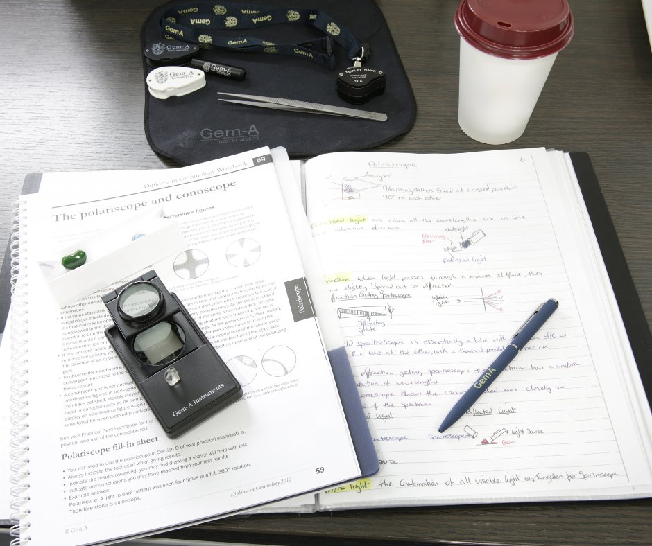 Hands-on practice makes all the difference 🔍

Whether you're using the refractometer, polariscope or loupe, now’s the time to build confidence with your equipment.

How is your revision coming along? 

Attend our revision day at Gem-A London: eventbrite.co.uk/e/gemmology-dr…

#GemAofGB