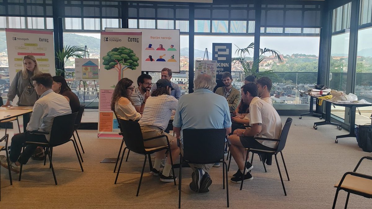 FomentoSS's tweet photo. @COTEC_Innova-ko kide gisa, #EKINN @NovaGob-en eta @COTEC_Innova-ren LabVivienda berrikuntza publikoko laborategiaren egoitza izan da. Etxebizitzarako sarbidea ikuspegi #gazte eta #kolaboratibo batetik birpentsatzeko. Ideia eta irtenbide partekatuak sortzeko gune parte-hartzailea https://t.co/BraVK09uPq