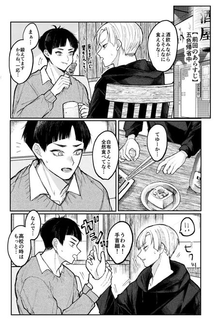 高校の時未遂で終わったタイプの大人五白(1/2) 