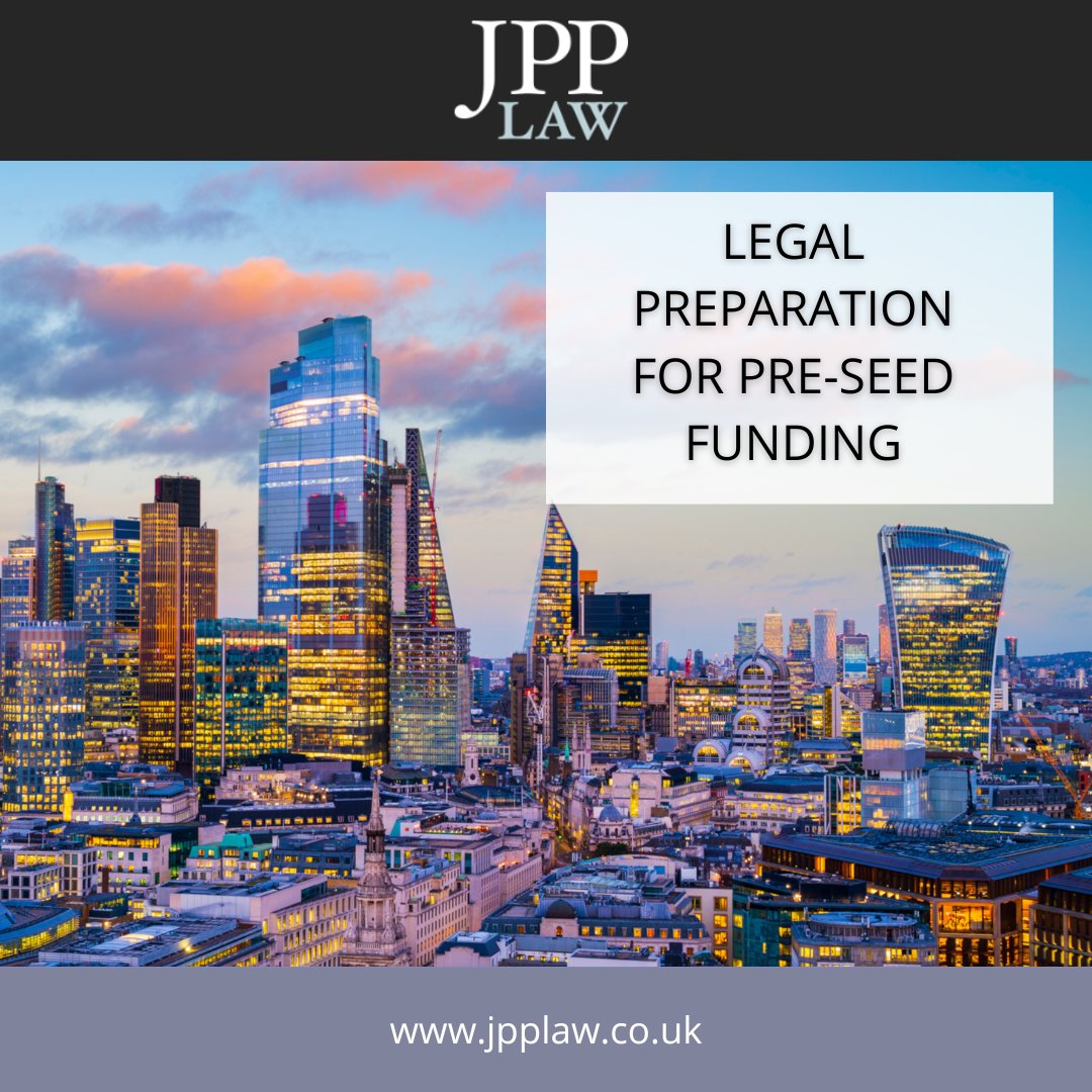 Taking on your first external investment is exciting, but it also raises the legal bar from a hobby project to a regulated company. Angels and early-stage funds will test the strength of your paperwork as closely as they judge your product : jpplaw.co.uk/news/pre-seed-… #JPPLaw
