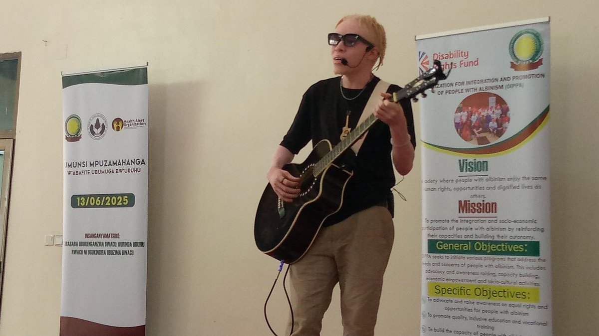 1- 📢 Today, on #AlbinismAwarenessDay, we stand in solidarity with our partners @OIPPA_Rwanda to promote the rights of persons with albinism and all #PwDs.
🤝 At ROPPD-WU, we believe in inclusion, equal opportunity, and dignity for all—regardless of disability or skin condition.