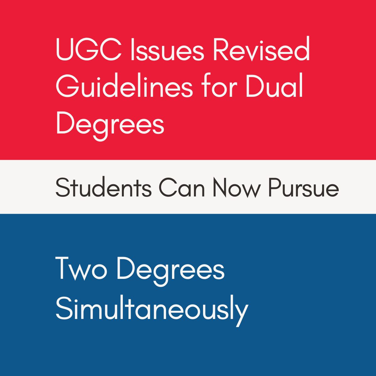 GoAmritaOnline's tweet image. Make your second degree count with Amrita Online- Amrita University! 
UGC now allows you to pursue two degrees at the same time.
👉 onlineamrita.com

#DualDegree #UGCUpdate #FathersDay 
#India