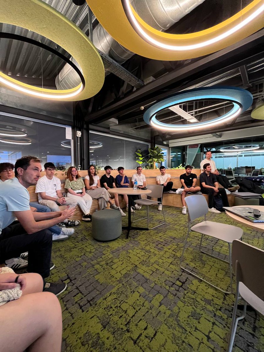 ErasmusFPTuring's tweet photo. 12 of our students did their Erasmus+ internships in Cologne 🇩🇪 — 4 of them at Rewe Digital! They later presented their experience at Rewe's Málaga Tech Park office 🇪🇸. Thanks to Rewe for supporting global learning! 🌍🙌 #ErasmusPlus #VETmobility #ReweDigital https://t.co/C52WHWOcOW
