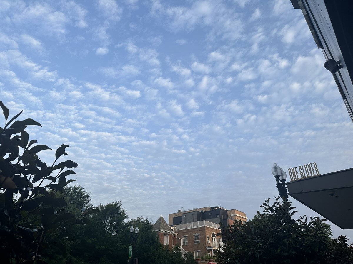 Jackie Layer (@weatherjackie) on Twitter photo Loving the look of the sky this AM just outside the <a href="/DCNewsNow/">DC News Now</a> studio. ☁️☁️☁️
We’ll see more clouds later today with storms into the evening commute, so you’ll want to stay weather aware on this #FridayThe13th 👀 Loving the look of the sky this AM just outside the <a href="/DCNewsNow/">DC News Now</a> studio. ☁️☁️☁️
We’ll see more clouds later today with storms into the evening commute, so you’ll want to stay weather aware on this #FridayThe13th 👀