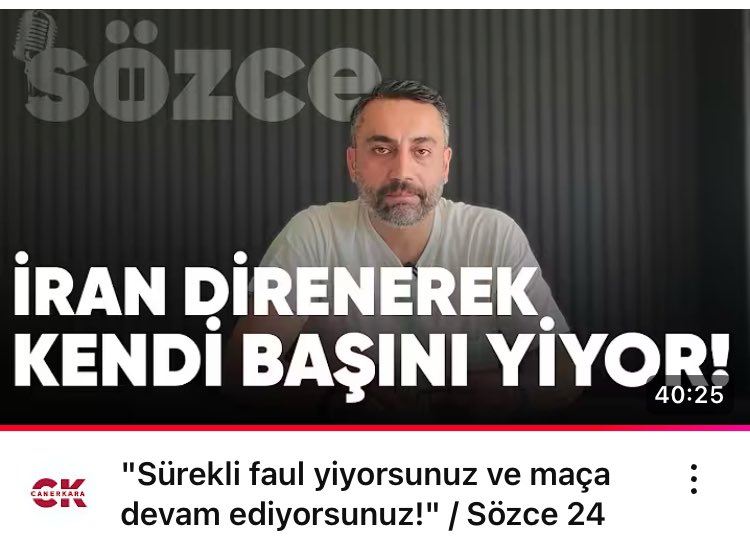 #sözce24  #CanerKara
#GündemeDair

<a href="/altinorducmyt/">Altın Ordu Cemiyeti</a> 
<a href="/CanerKara_Tayma/">Caner Kara</a> 

Bazı insanlar, yanlışlıkla kötülük yapmaz…Kötülük yapmaya çalışırken kötülük yapar hatta az yaptığı için üzülür.

#izle #izlet

youtu.be/ybrTM_cLC-s?si…