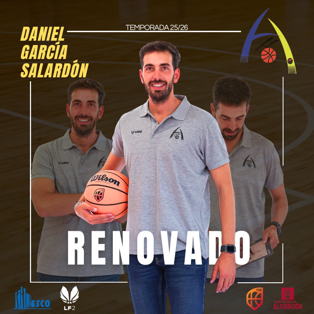 FEMENINO ALCORCÓN (@femeninalcorcon) on Twitter photo 🔁 ¡RENOVADO! 🔁
Nos complace anunciar que <a href="/Danisalardon/">Daniel Salardon</a> continuará al frente del primer equipo una temporada más💪🏼
Será su 4 temp. consecutiva liderando el #LF2💛
Además, estará acompañado en el banquillo por <a href="/CarlosRichante/">Carlos Richante</a> 🫱🏼🫲🏽
#YosoydelFA #Mareaamarilla #Renovaciones🔝 🔁 ¡RENOVADO! 🔁
Nos complace anunciar que <a href="/Danisalardon/">Daniel Salardon</a> continuará al frente del primer equipo una temporada más💪🏼
Será su 4 temp. consecutiva liderando el #LF2💛
Además, estará acompañado en el banquillo por <a href="/CarlosRichante/">Carlos Richante</a> 🫱🏼🫲🏽
#YosoydelFA #Mareaamarilla #Renovaciones🔝