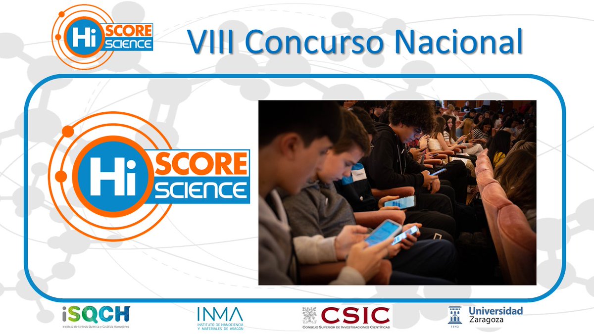 HiScoreScience (@hiscorescience) on Twitter photo Ya tenemos todo preparado para la gran final de Hi Score Science que tendrá lugar hoy 13 de junio a las 13h.
Durante la sesión competiremos y conoceremos a los ganadores en la categoría contenido
<a href="/CSICdivulga/">CSIC Divulga</a> <a href="/UccUnizar/">UCC unizar</a> <a href="/Ciencias_Unizar/">Ciencias_Unizar</a> <a href="/EINAunizar/">EINA Unizar</a> <a href="/AragonCSIC/">CSIC Aragón</a> Ya tenemos todo preparado para la gran final de Hi Score Science que tendrá lugar hoy 13 de junio a las 13h.
Durante la sesión competiremos y conoceremos a los ganadores en la categoría contenido
<a href="/CSICdivulga/">CSIC Divulga</a> <a href="/UccUnizar/">UCC unizar</a> <a href="/Ciencias_Unizar/">Ciencias_Unizar</a> <a href="/EINAunizar/">EINA Unizar</a> <a href="/AragonCSIC/">CSIC Aragón</a>