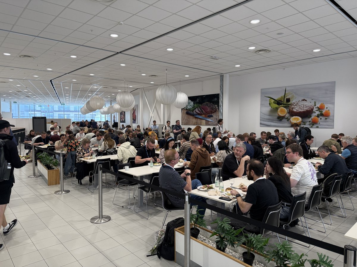 Day 2 of #DevSum2025 is off to an amazing start! 🎉 Huge thanks to our keynote speaker &amp; all the incredible sessions so far. Now it’s time for lunch, but stay tuned for more inspiring talks this afternoon! 💡 Who are you excited to hear from? #DeveloperConference #TechInnovation