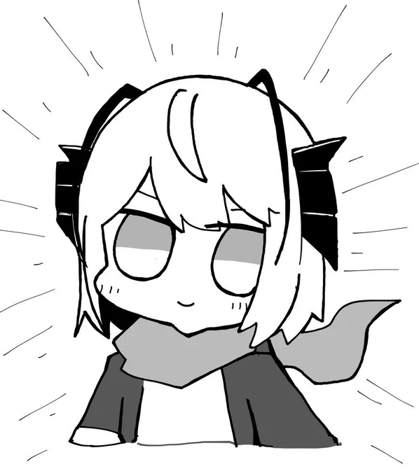 これは以前勝手に描いたフォロワーさんの絵柄に寄せただぶち 