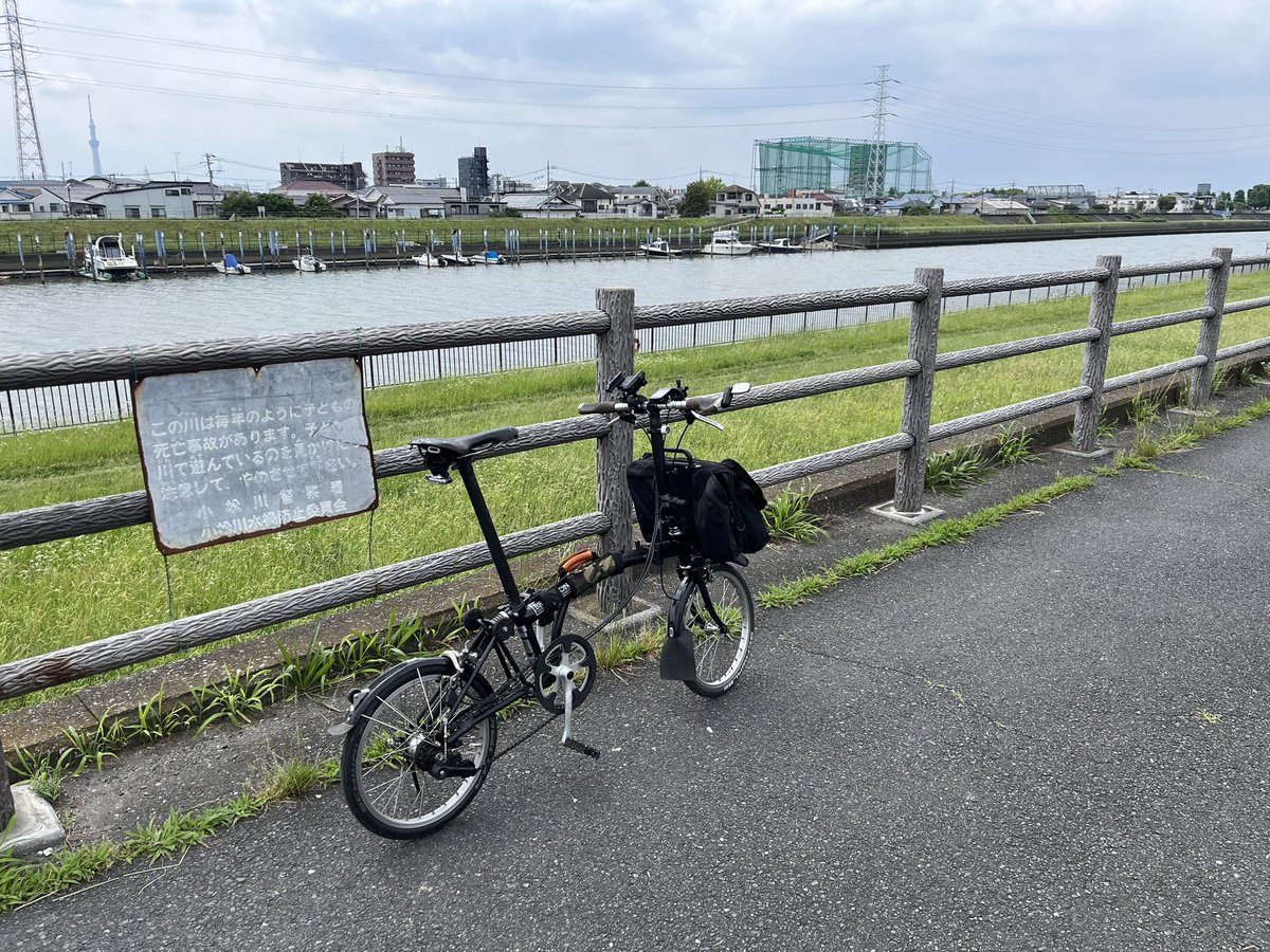 新中川遡上🚲