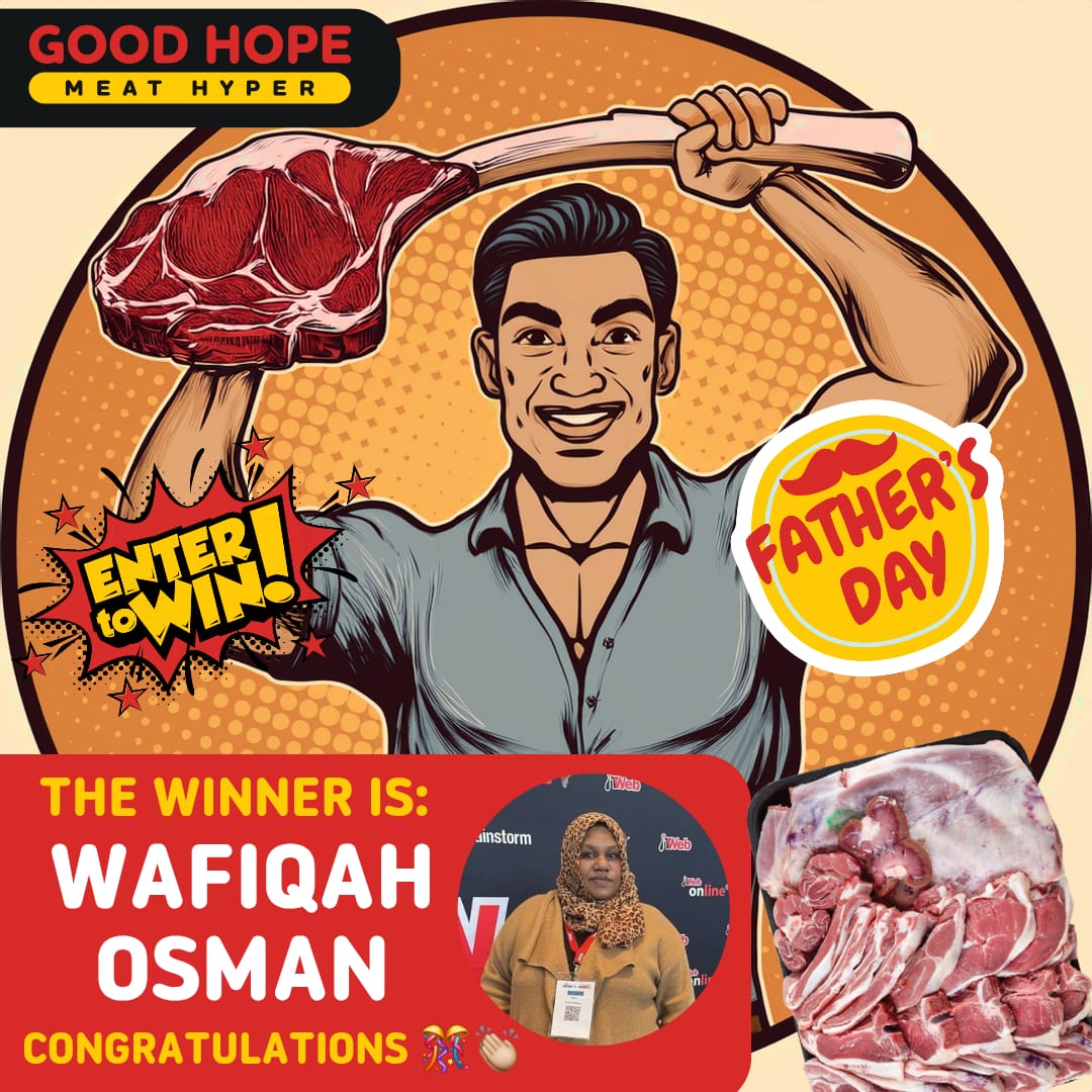 goodhopemeat's tweet photo. 🎉 Congrats to Wafiqah Osman, winner of our Father’s Day HALF A LAMB giveaway! 🐑🔥

Big thanks to everyone who entered — and Happy Father’s Day to all the amazing dads out there! 💛👑

#FathersDay #GiveawayWinner #GoodHopeMeatHyper #HalfALamb #CelebrateDad https://t.co/E6zX3BCvkh