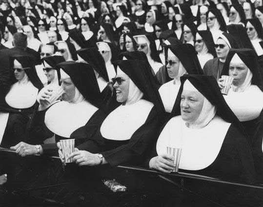 Nun Day at Fenway Park, 1960s. (courtesy Boston Red Sox)