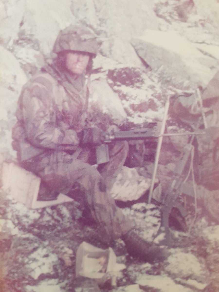 Jimmy UK Veteran ⬅️🟩🇬🇧 (@jimmyocx3) on Twitter photo 20-year-old Jim Bolton, A Company, 3rd Battalion, The Parachute Regiment, Mount Longdon, Falklands, 1982.
"What manner of men are these who wear the maroon beret"
<a href="/BritishArmy/">British Army 🇬🇧</a> 20-year-old Jim Bolton, A Company, 3rd Battalion, The Parachute Regiment, Mount Longdon, Falklands, 1982.
"What manner of men are these who wear the maroon beret"
<a href="/BritishArmy/">British Army 🇬🇧</a>