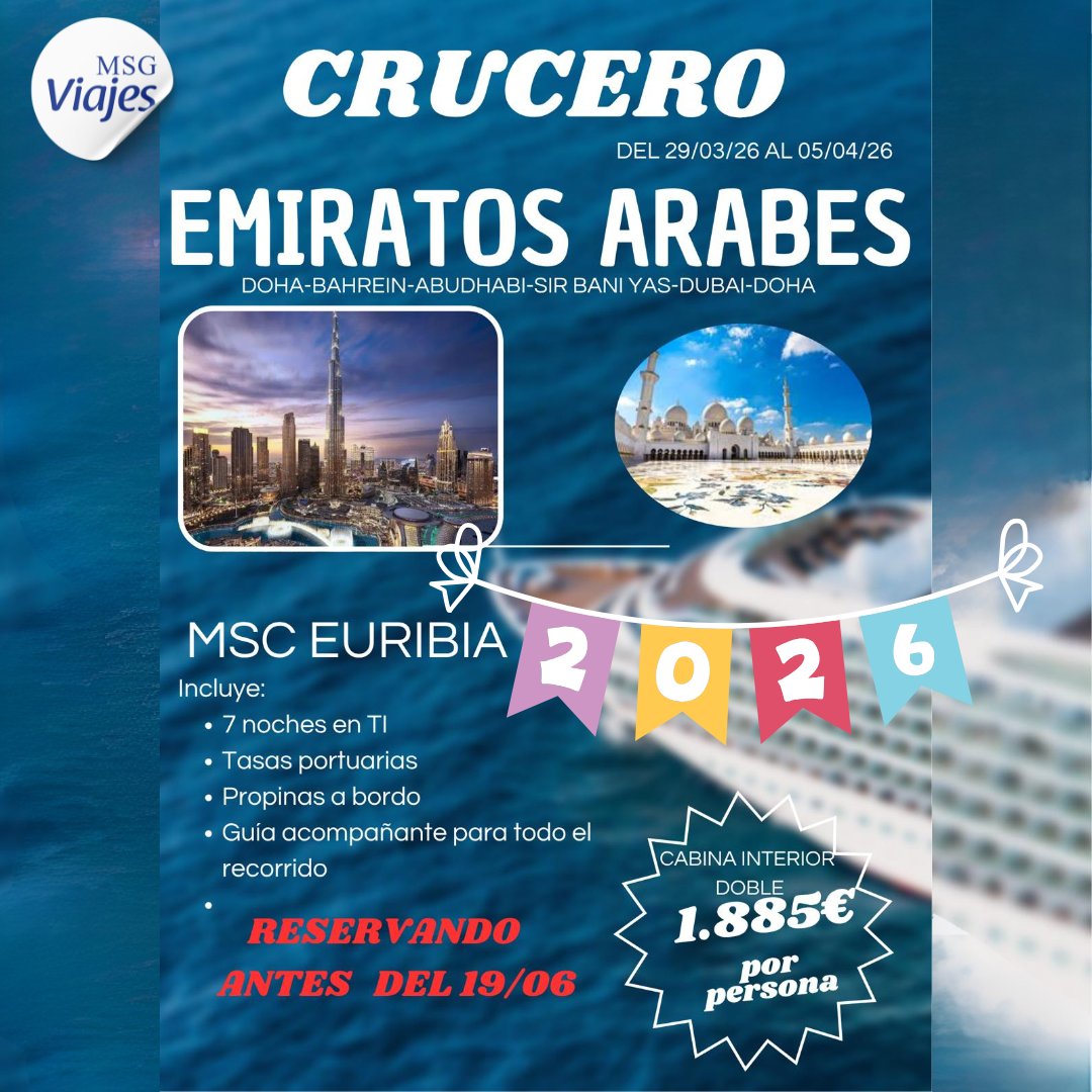 MSG Viajes tweet media