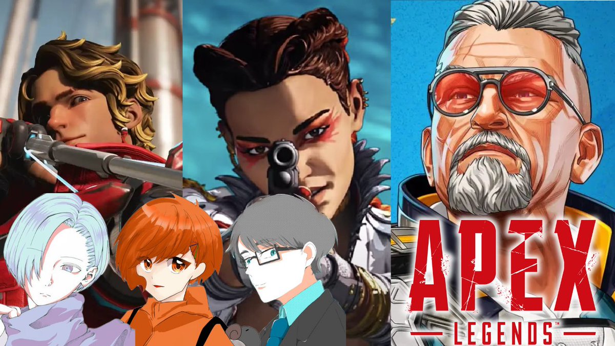 FUS_TOTE's tweet photo. 20時半から21時の間に開始予定です～

【APEX】ワールズエッジフルパランク！w/ダブるんるん【ふしとて】 https://t.co/sEPjOQvF0b @YouTubeより https://t.co/YGIv2HBYyQ