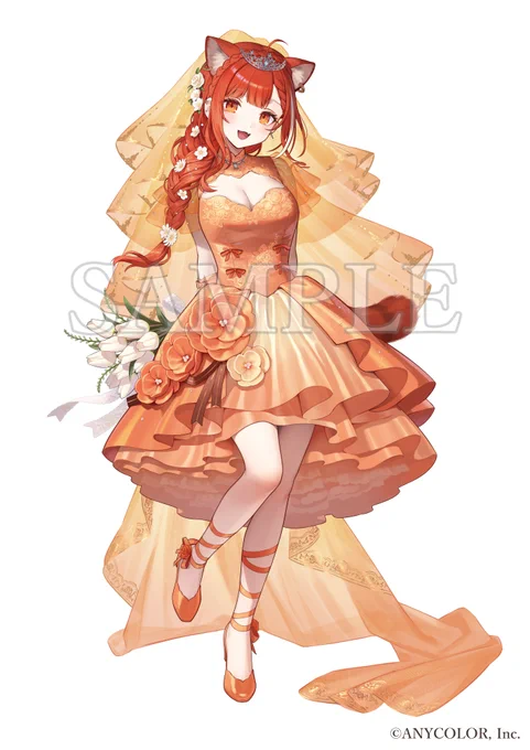 #にじさんじジューンブライド2025 『Prism Heart June Bride』にてラトナ・プティさんのビジュアルを担当させていただきました!よろしくお願いいたします。