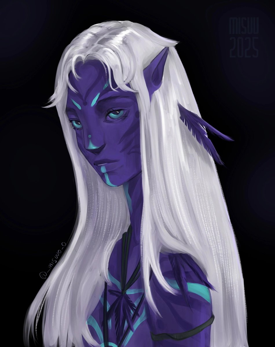 _misuuu_uu's tweet image. old commission of purple Navi girl馃挏
#commission #art #artist #avatar #oc #navi #navioc #avataroc