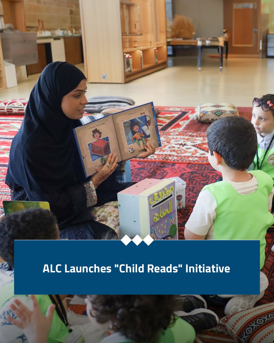 AbuDhabiALC's tweet image. In collaboration with the College of Education at the United Arab Emirates University…
The #ALC launches the &quot;Child Reads&quot; event at the Abu Dhabi Children’s Library at the Cultural Foundation, as part of its ongoing community campaign to promote #SustainableReading habits.

For…