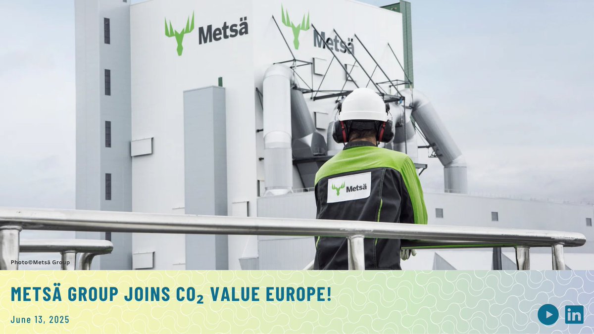 Welcome to Our New Member, Metsä Group! The Finnish forest industry leader is advancing #sustainability with regenerative forestry and pioneering #CCU technology to capture wood-based CO₂ from pulp mills for use in fuels, chemicals &amp; plastics.
Find more👉 metsagroup.com