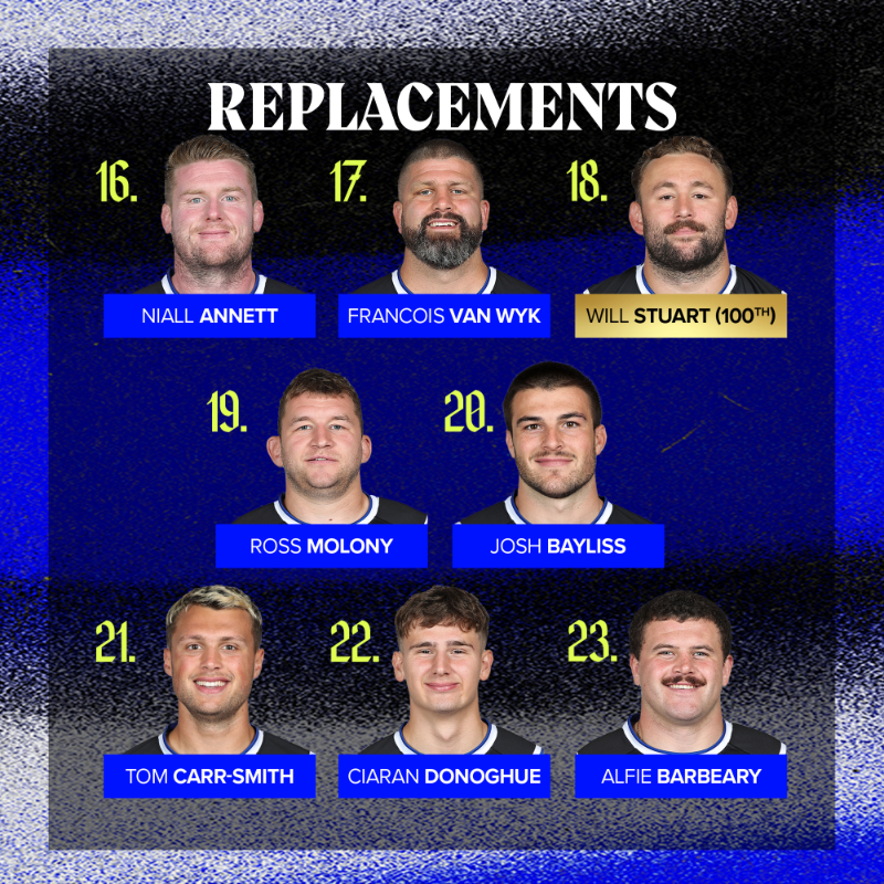 BathRugby's tweet photo. 𝐓𝐞𝐚𝐦’𝐬 𝐮𝐩 🔥🏆

One more battle. Let’s do this 👊
