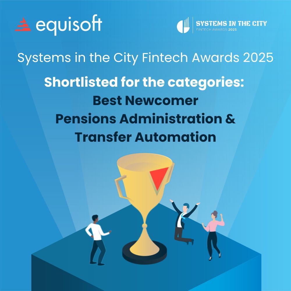 We're excited to share that Equisoft has been shortlisted for the Best Newcomer, Pensions Administration &amp; Transfer Automation categories at the Systems in the City Financial Technology Awards 2025! 🎉

The winner's will be announced on June 26th...

#SITCAwards2025 #FinTech