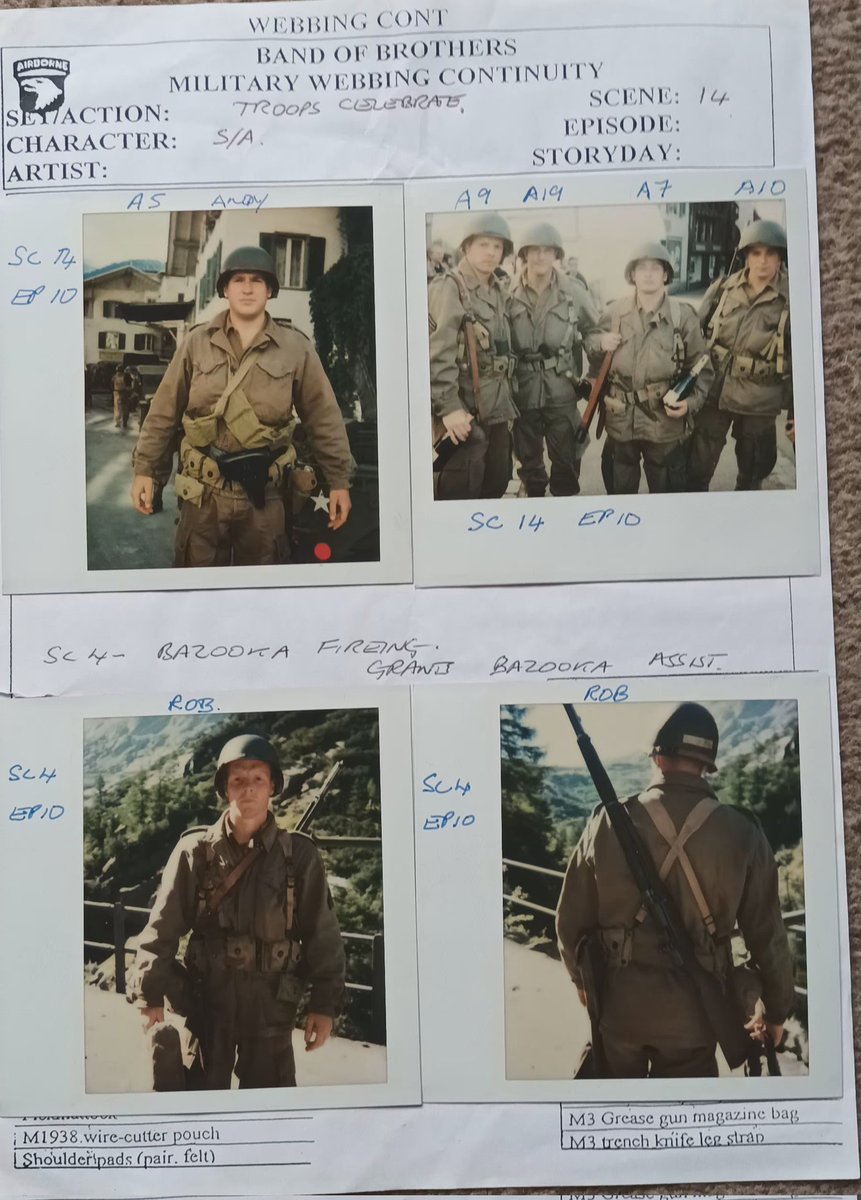 BandBehind's tweet image. New continuity sheet in