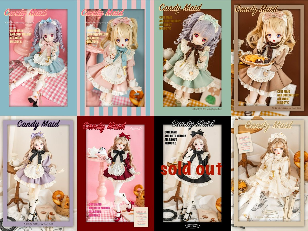 MELODY.C様製 Candy Maid メイド服　MDD サイズ ミント cancel sale‼️】 🎀candy maid🍭 🕘2025.06. 14 21:00~(Japan time