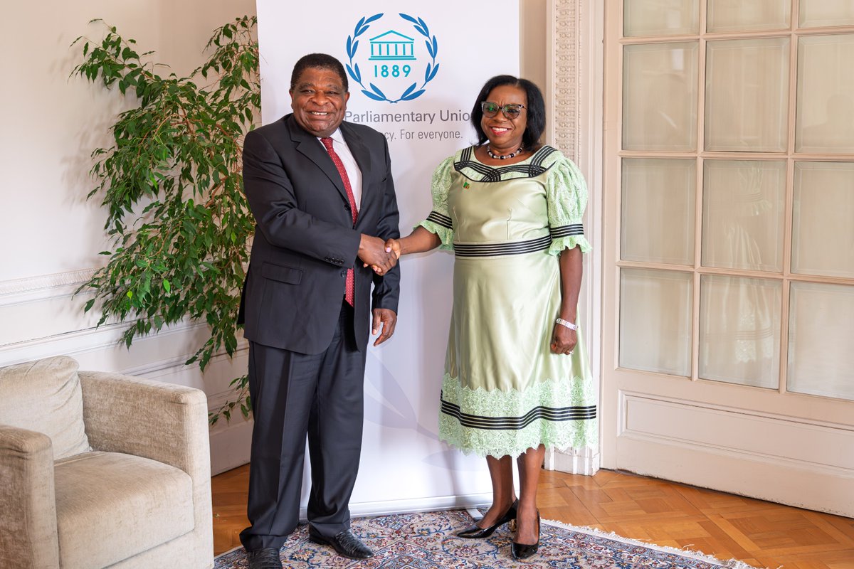 IPUparliament (@ipuparliament) on Twitter photo The #IPU and SG <a href="/MartinChungong/">Martin Chungong</a> welcomed <a href="/NalumangoMutale/">MutaleNalumango</a>, #Zambia's Vice President, to the House of Parliaments, our HQ in Geneva, in a landmark visit that highlighted the strong bond between <a href="/Legislaturezm/">National Assembly of Zambia</a> 🇿🇲 and the IPU.
Read the press release🗞️
➡️ipu.org/Z25 The #IPU and SG <a href="/MartinChungong/">Martin Chungong</a> welcomed <a href="/NalumangoMutale/">MutaleNalumango</a>, #Zambia's Vice President, to the House of Parliaments, our HQ in Geneva, in a landmark visit that highlighted the strong bond between <a href="/Legislaturezm/">National Assembly of Zambia</a> 🇿🇲 and the IPU.
Read the press release🗞️
➡️ipu.org/Z25