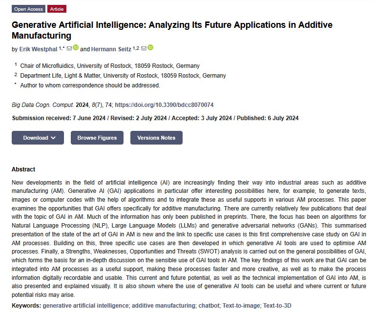BDCC_MDPI's tweet photo. 🚀 #Most_Cited articles 2024
These Papers explore cutting-edge advances in #AI-generated #Text_Detection for #Arabic and the integration of generative AI in #Additive_Manufacturing.
https://t.co/Typxklmgnw
https://t.co/u6eoNUiQ91
#AI_Detector; #ChatGPT #NLP #Generative_AI https://t.co/IM8jSiZyvb