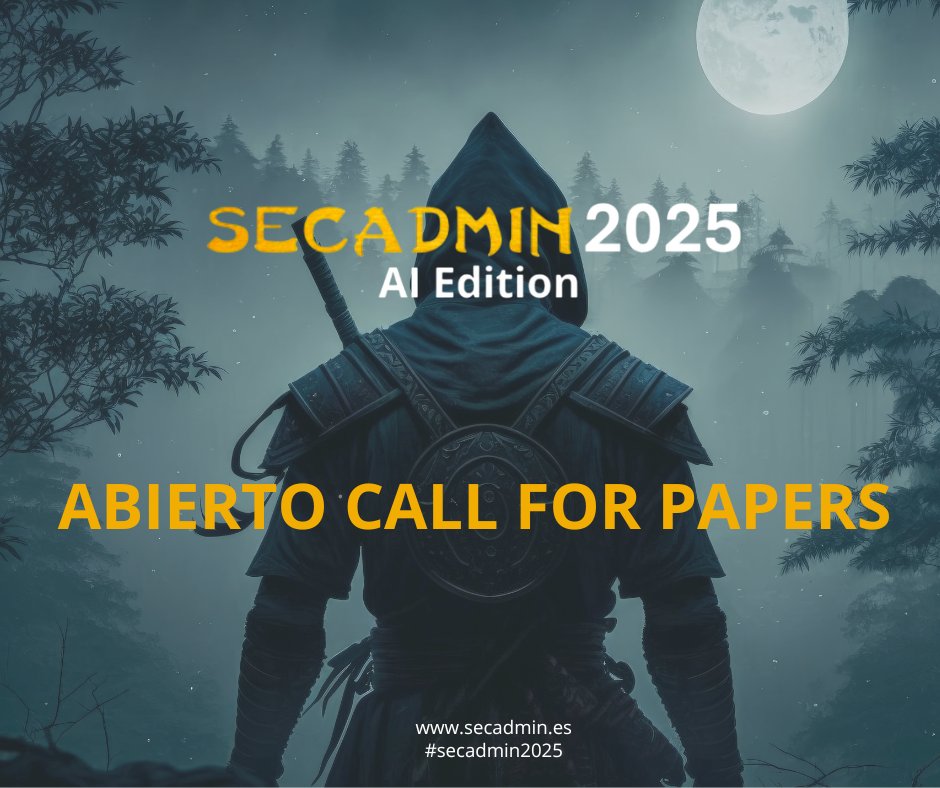 secadm1n's tweet image. 🚨¡Convocatoria abierta!🚨 #SecAdmin2025 está buscando tu charla. 🔍 ¿Tienes una investigación técnica? ¿Una nueva vulnerabilidad? ¿Un enfoque ofensivo o defensivo? Este es tu escenario. 💥¡Déjanos tu propuesta y haz que todos aprendamos!
docs.google.com/forms/d/e/1FAI…