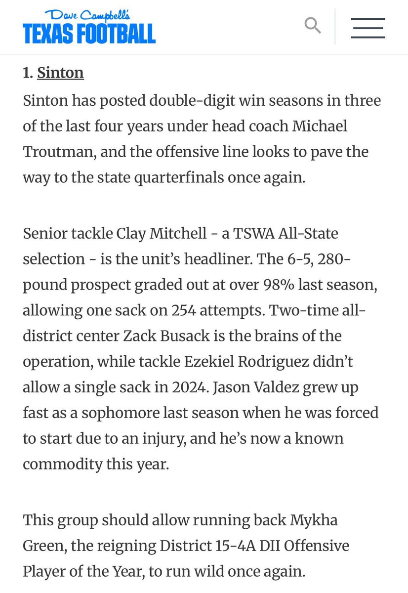 tsarnold921's tweet image. Super proud of my grandson #77 Clay Mitchell with the Mighty Sinton Pirates!!! 🏴‍☠️🏈🏴‍☠️🏈🏴‍☠️🏈