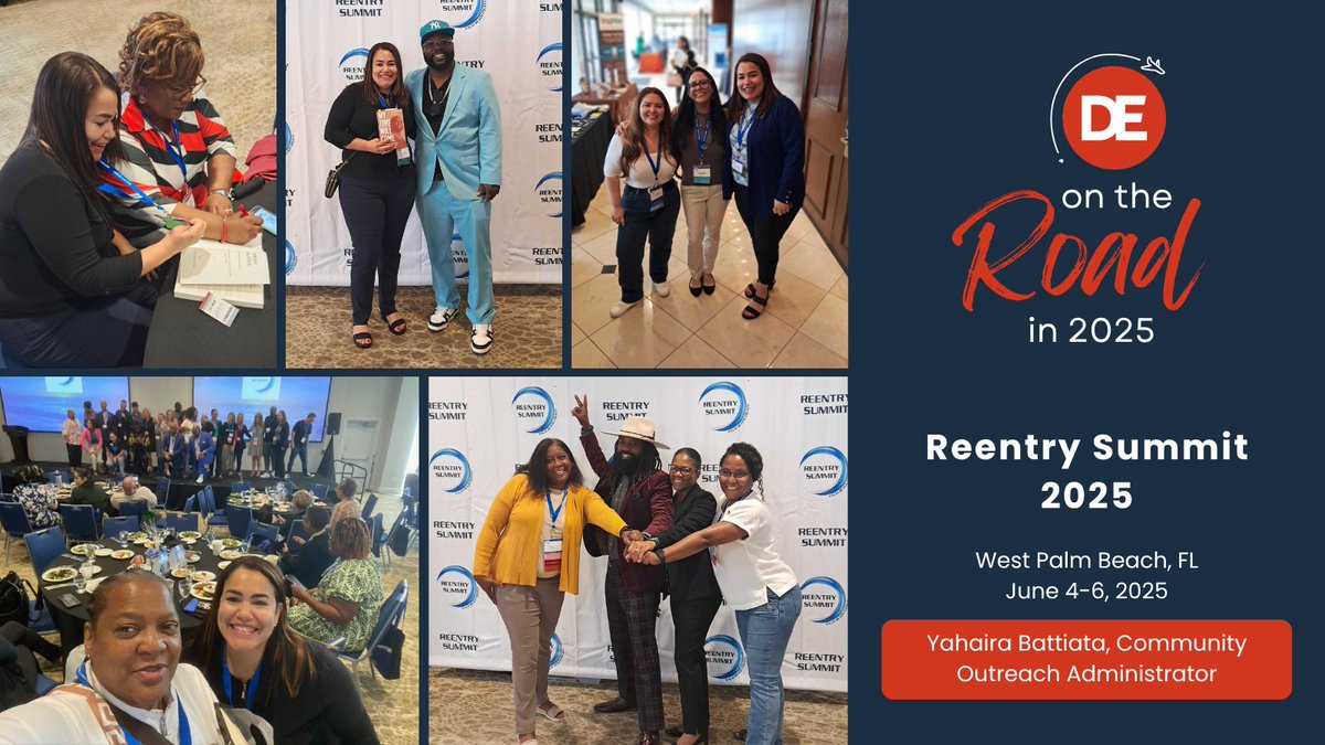 After last year's conference was cancelled due to a hurricane, Yahaira had the pleasure of attending the 2025 Reentry Summit in West Palm Beach, where she participated in the exhibit hall to discuss partnership opportunities with those in attendance!