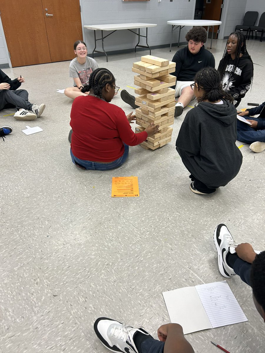 Day 4 if PSAT Camp: Mustache Misplaced Modifiers and Giant Jenga Math. #famiHLy 🦅 #TeamDCS