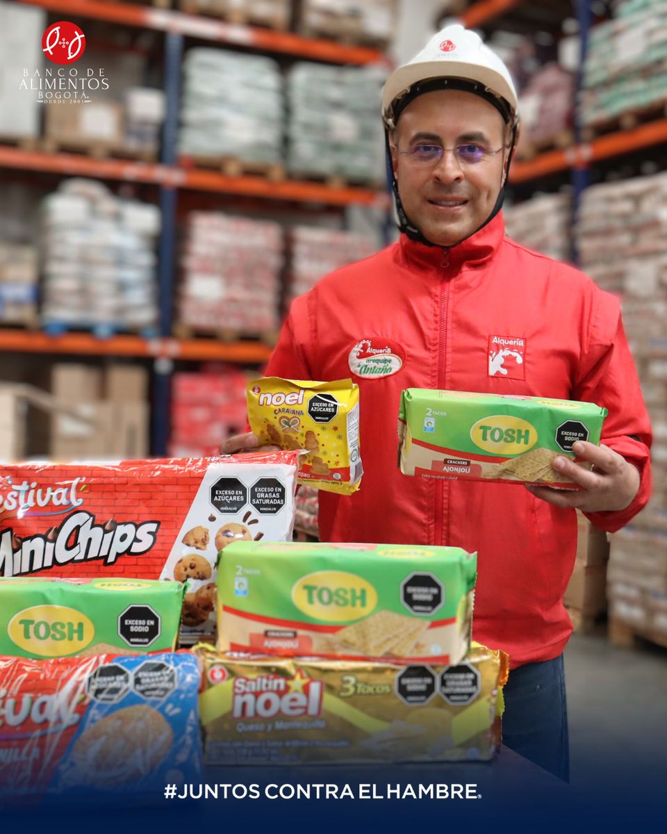 Gracias a la generosidad de muchas empresas, productos como estos🍞🥫, hoy alimentan a miles de familias.

Súmate en 👉 bancodealimentos.org.co
#JuntosContraElHambre