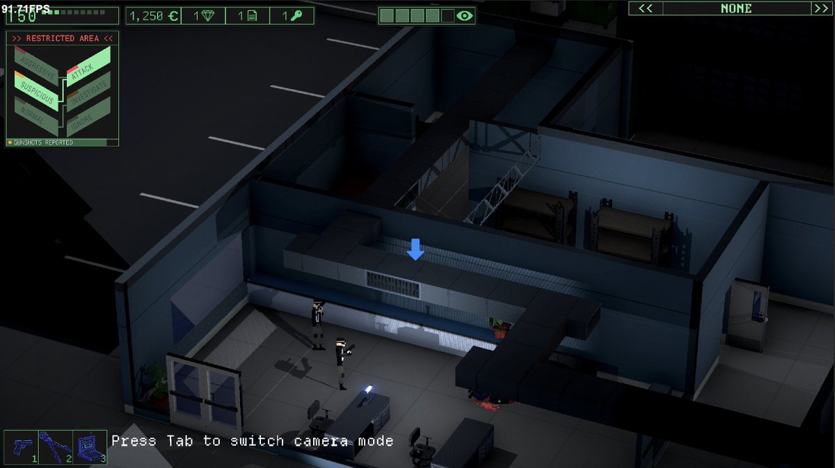 scrudgey's tweet image. wrapped work on the tutorial, updating all the relevant systems and fixing a few longstanding issues and sequence breaks. #gamedev #lowpoly #cyberpunk