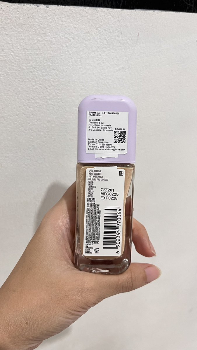 ‼️ WTS PRELOVED ‼️

Maybelline Superstay Lumi Matte Liquid Foundation

— shade 119 
— baru 2x pakai
💰: 85k
🍊: bisa oren
EXP: 0228

aku jual karena shadenya kegelapan di aku

s.shopee.co.id/9UpbqQ85Q2