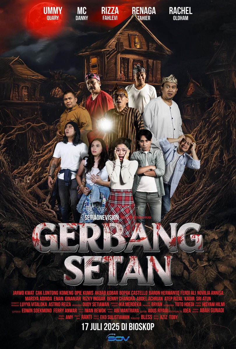 ⚠️ Poster resmi #GerbangSetan akhirnya rilis! 🫵🏻

Film horor terbaru yang akan membuka pintu ke dunia yang seharusnya tidak dibuka... 😱

Tayang 17 Juli 2025 di BIOSKOP‼️✅