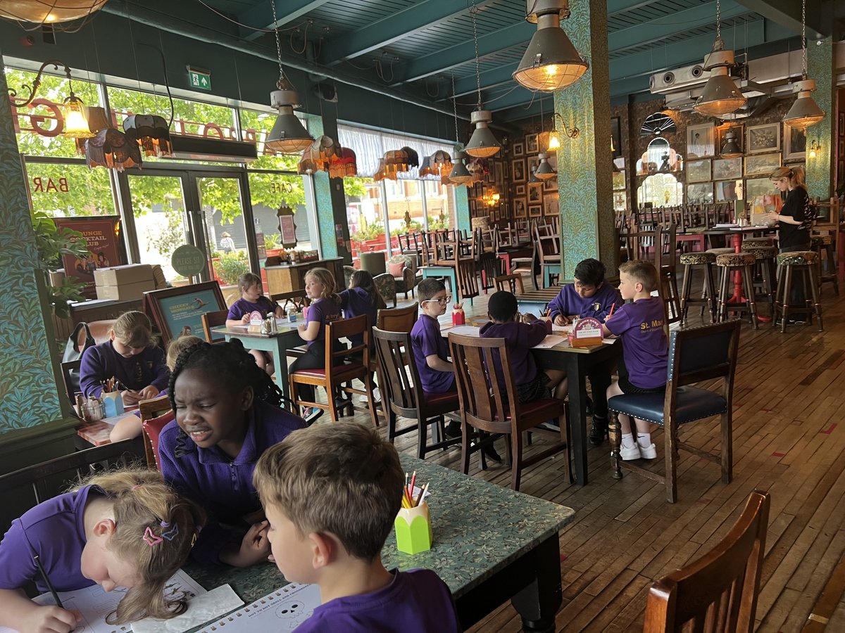 Chanel class enjoying their breakfast today at the Tarro Lounge for 100% attendance achieved last week.