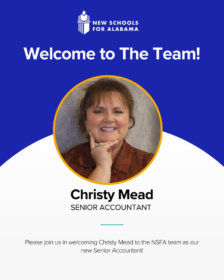 Please help us welcome Christy and Tamara to the NSFA finance team 🎉

With over 40 years of combined experience in school finance and accounting, they bring unmatched expertise to support Alabama’s charter schools.

#NSFA #CharterFinance #WomenInLeadership #AlabamaEducation